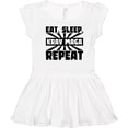 thumbnail image 3 of Inktastic Eat, Sleep, Krav Maga, Repeat Girls Toddler Dress, 3 of 5