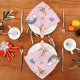 thumbnail image 4 of GZHJMY Magic Wand Unicorn Napkins Table Decorations Napkin Set for Gift Giving, Dining, Parties 20 x 20in, 4 of 7