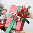 thumbnail image 1 of Arbre de Noël Artificiel Branches de Bonbons Fruits Rouges / Découpes en Fil de Fer Plastique Durable / Feuilles Multicolores Résistantes aux Intempéries / Lot de 3 / 12.5 x 5.1 x 1.9 Pouces / Décoration de Vacances Intérieure Extérieure, 1 of 7