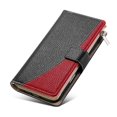 thumbnail image 4 of Funda cartera GANGXUN para Honor 400 5G , cuero PU con tarjetero, cremallera, correa de mano, soporte y protección 1327°, 4 of 6