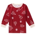 thumbnail image 3 of TAIAOJING Baby Family Jammies Matching Holiday Organic Cotton Pajamas Christmas Plaid Printed Loungewear Christmas Long Sleeve Home Sleepwear, 3 of 3