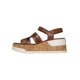 thumbnail image 3 of SANDALIA PLATAFORMA PULSERA CASUAL VESTIR GIUSTO MUJER DAMA COLONIAL CAFE 14002 LEON  14002p, 3 of 3