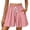 #03Dark Gray, variant on Womens Flowy High Waisted Shorts Loose Fit Drawstring Casual Summer Shorts with Side Pockets Red S