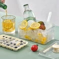 thumbnail image 6 of Btomtd Ice Cube Tray Ice Trays, Ice Cubes Tray With Lid And Bin,56 Pcs Square Ice Cubes Molds With Ice,Easy Release & Save Space, Ice Cubes Storage Container Set, 6 of 9