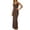 *Coffee, variant on Women's Sleeveless Crew Neck Bodycon Maxi Tank Dress,Ladies Casual Form-Fitting Long Dress,Stretchy Summer Beach Party Floor-Length Dress For Women,Sky Blue,S-3XL