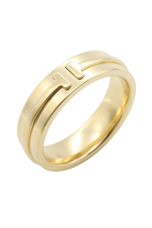 Pre-Owned Tiffany & Co. T Narrow Ring - Ring/Finger Jewelry 18K (Yellow Gold) Men's/Women's...