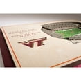 thumbnail image 4 of Virginia Tech Hokies 17'' x 13'' 5-Layer StadiumViews 3D Wall Art, 4 of 5