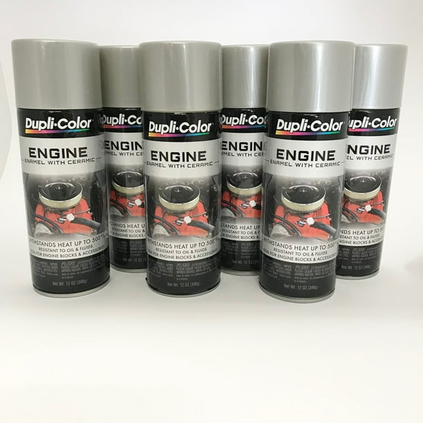 Duplicolor DE16156 Pack Aluminum Engine Enamel Paint with Ceramic 12