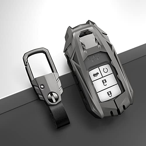 For Honda Key Fob Cover, for Honda Accord Civic CRV Pilot Odyssey Special Metal Full Cover with Keychain