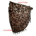 thumbnail image 3 of lanema Lightweight Beach Cover Up Multifunction Headscarf Butt Wrap Skirt with Fringes Detail for Summer Getaways, 3 of 13