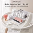 thumbnail image 4 of Kit de uñas en polvo AZUREBEAUTY, transparente y blanco, 28 g/1 oz, 15 unidades, 4 of 9