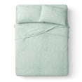 thumbnail image 5 of Mainstays Kids 100% Cotton Percale Bed Sheet Set, Queen, Light Green, 4 Pieces, 5 of 8