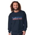 thumbnail image 4 of Ameritude American Attitude Funny Long Sleeve TShirt Men Women Brisco Brands L, 4 of 6