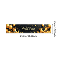 thumbnail image 3 of Black Background Gold Balloons Stars Banner with We are so Proud of you Text, Party Decoration Backdrop, for Celebration Events Graduation Parties Achievement Parties Photo Backdrops, 3 of 4