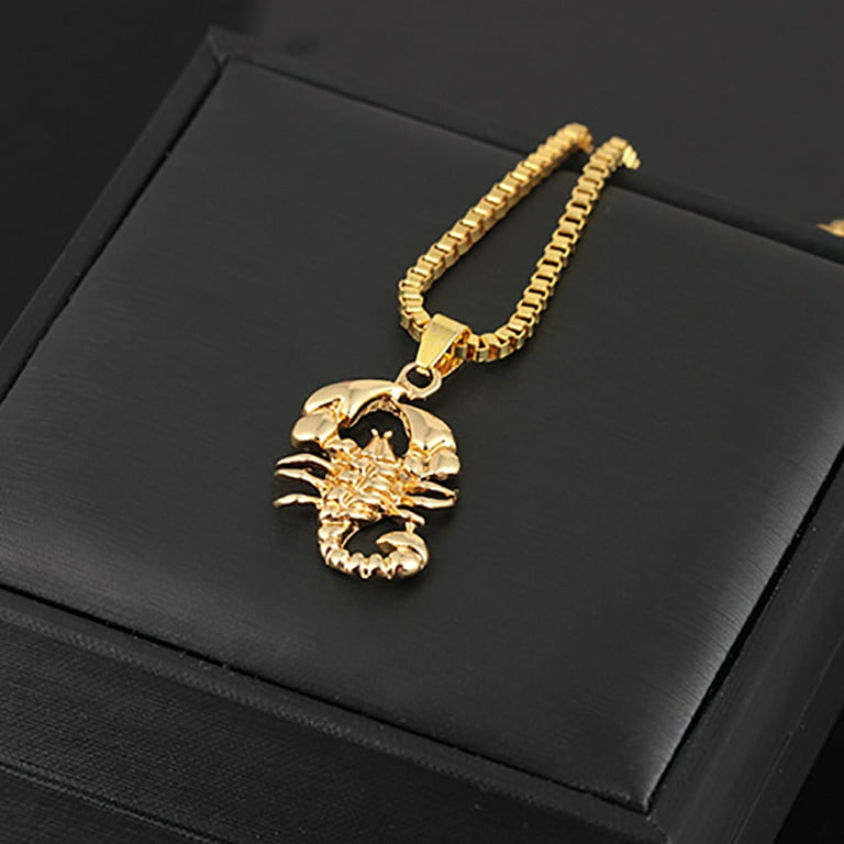 Mens scorpion sale pendant