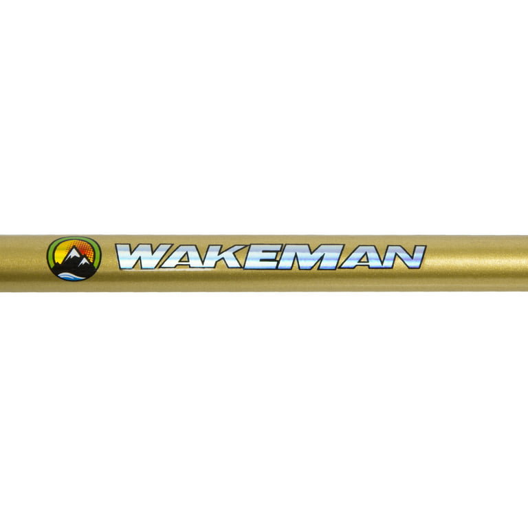 Fishing Rod and Reel Combo, 2-Piece Medium Action 78-Inch Spinning Reel  Fishing Pole, Fishing Gear for Bass and Trout Fishing, Lake Fishing, Strike  Series by Wakeman (Gold) 