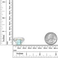 thumbnail image 3 of Gem Stone King 925 Sterling Silver and 10k Yellow Gold Sky Blue Topaz and White Moissanite 3 Stone Engagement Ring for Women (5.13 Cttw, Octagon Cut 10X8MM, Size 6), 3 of 4