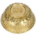 thumbnail image 4 of Brass Treasure Bowl Ornaments Wealth Good Lucky Bowl Craft Home Office Decorations, 4 of 8