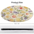 thumbnail image 2 of Various Fruits Round Small Area Rug, Print Non Slip Washable Floor Mat, Soft Throw Rug for Living Room, Powder Room Entryway, Bathroom, Bedside, 2 of 7