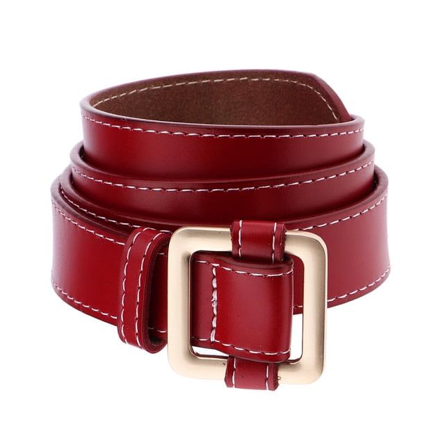Cinturón de cinturo artificial vintage para regalos - rojo, 2 BLESIY mujeres mujeres cinturón de cintura
