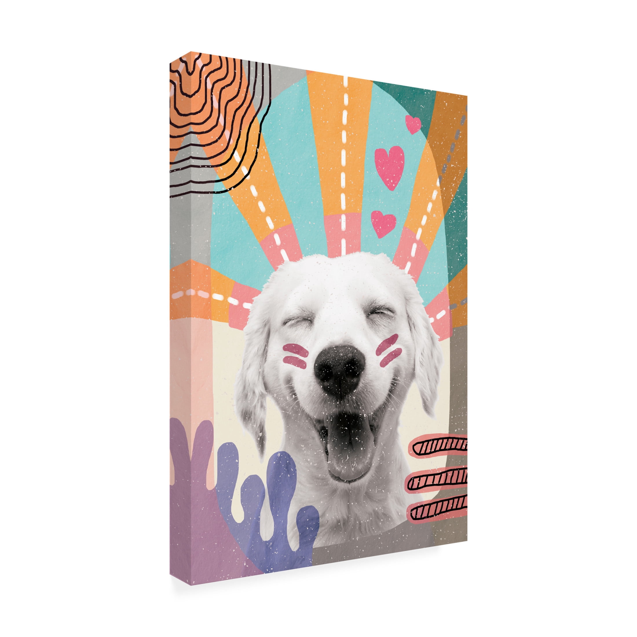 Trademark Fine Art Aylin Demir Inspired Dog Canvas Wall Art