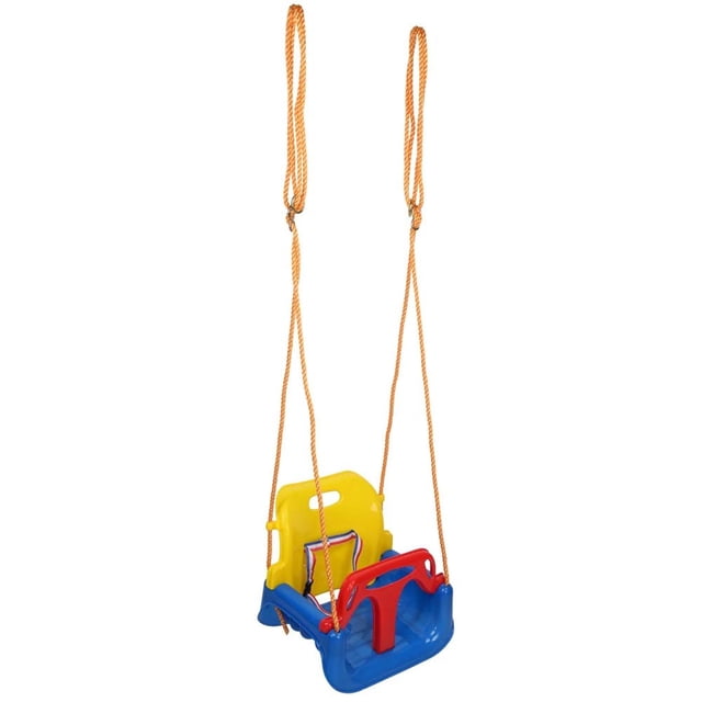 Okuyonic Columpio al Aire Libre para bebés, Columpio Infantil Seguro Columpio para niños pequeños pa multicolor