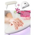 thumbnail image 2 of LED Nail Lamp Manicure Hand Rest, 2 In 1 Hand Pillow Nail Lamp Gel Nail Dryer Nail Armrest for Gel Nails Polish Curing Fingernails Light Manicure Tool, 2 of 5