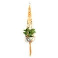 thumbnail image 2 of SPRING PARK Vintage Outdoor Flower Pot Hanging Net Handmade Woven Plant Lanyard Net Holder, 2 of 7