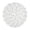 A003- Off-White + Gray Dots, variant on Round Woven Coaster, Light Khaki 4.3 Inch Heat Resistant Table Protection Mat For Drinks 1 Pack