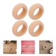 thumbnail image 2 of 20pcs Wooden Napkin Rings: Wood Napkin Holders Rustic - Serviette Buckle for Weddings Parties and Holiday Gatherings - Farmhouse Table Decoration, 2 of 3