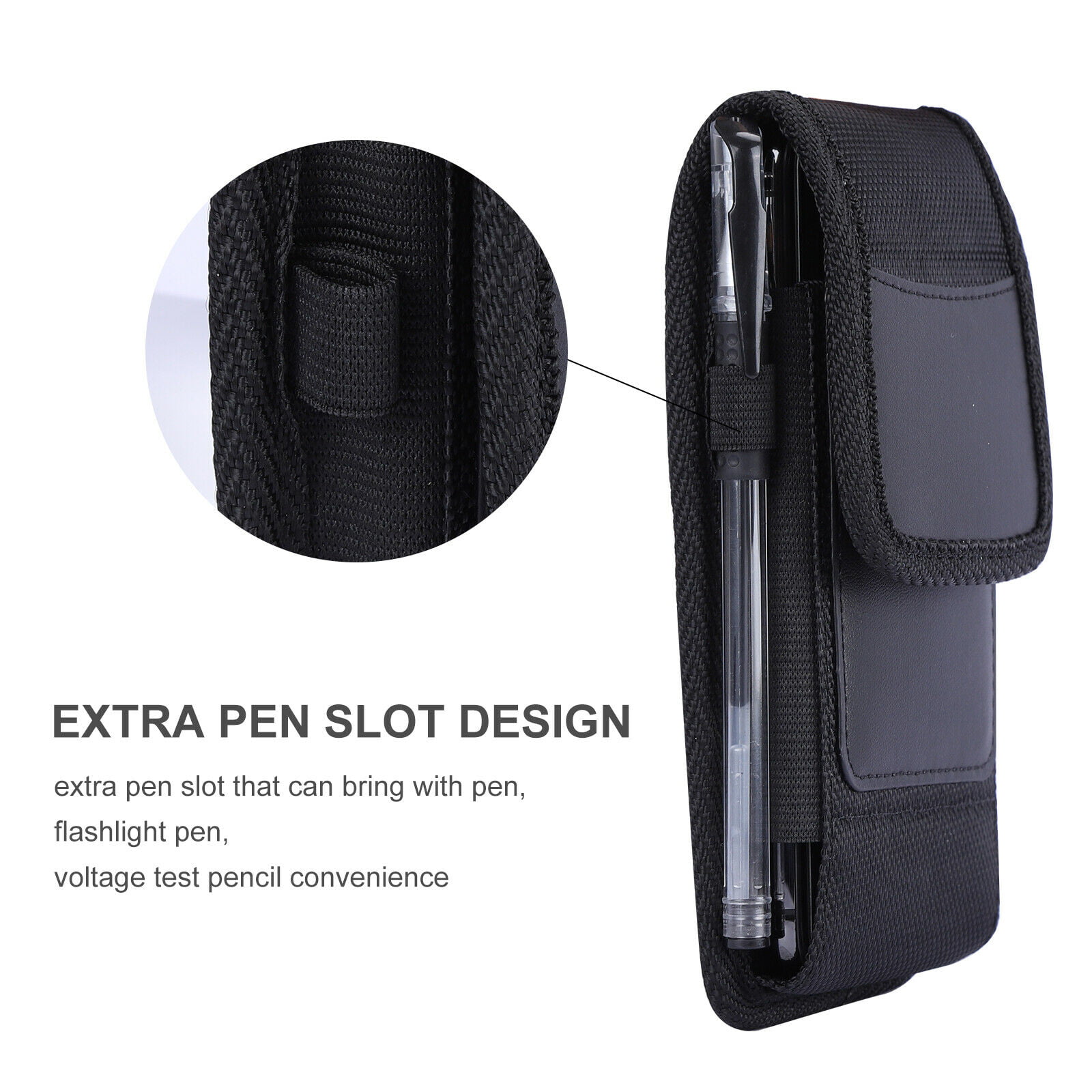 Oxford Cell Phone Waist Belt Clip Holster Loop Bag Pouch Card Holder Case​  Cover