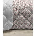 thumbnail image 3 of Black and White Down Alternative Comforter, Geometrical Diagonal Pattern with Various Different Squares Contemporary, Microfiber Quilt for All Season, 5 Sizes, Black White, by Ambesonne, 3 of 3