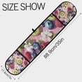 thumbnail image 3 of Yayeee Double Oven Mitt Kitchen Heat Resistant Baking 35" x7" Quilted Glove, Pink Blueberries, 3 of 6