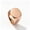 Rose Gold, variant on Blank Round Signet Ring for Men, Stainless Steel Plain Top Engravable Statement Finger Band, Unisex Classic Signet Jewelry