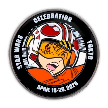 Star Wars Luke Skywalker English Enamel Pin | SWC 2025 Exclusive Star Wars Luke Skywalker English Enamel Pin | SWC 2025 Exclusive