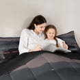 thumbnail image 5 of Castle Fairy Fast Car Speed Sport 3-Piece Comforter Sets for Teens, Full Size, 5 of 7