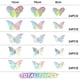 thumbnail image 2 of 120 Piezas 60 Pares 3D Decoración de Pared de Mariposas en Capas Pegatinas de Mariposa Extraíbles Calcomanías Murales Huecas Diy Arte Decorativo de Pared Manualidades para Habitación de Bebé Hoga, 2 of 3