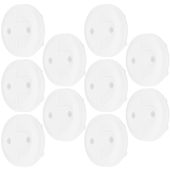 ELAYARD 10Pcs Child Safety Outlet Covers Sturdy Plastic for Household Use