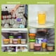 thumbnail image 5 of Frascos de vidrio para almacenamiento de alimentos para bebés, juego de 12, tarros de 4 oz para alimentos para bebés con tapas, almacenamiento en el congelador, recipientes pequeños de vidrio reutilizables para alimentos para bebés, aptos para microondas y lavavajillas, para bebés y bebésVariedad brillante4 onzas y 8 onzas (tapas de plástico + vidrio en relieve), 5 of 5