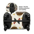 thumbnail image 4 of Bixox Washable Roosters and Chickens Printed Luggage Cover, Fashion Suitcase Protector Fits for Large luggage, 4 of 8