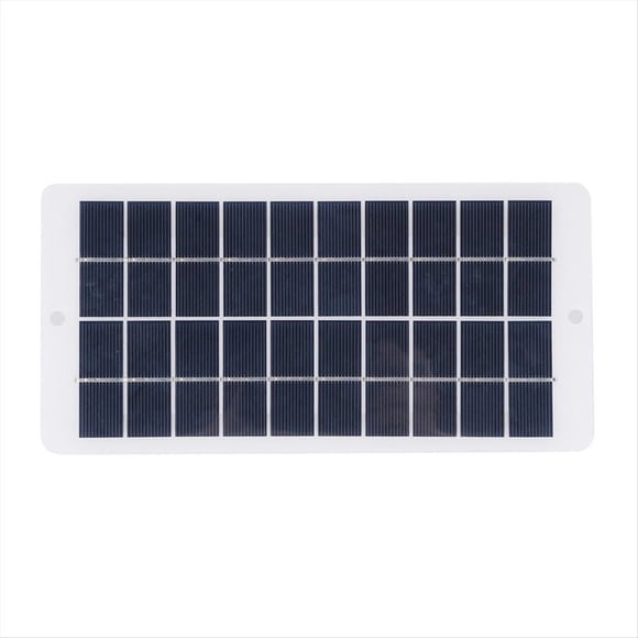 Panel de Carga Solar de 4,5 W y 5 V, Cargador Solar para Exteriores Adecuado para Teléfono Móvil, Banco de Energía Móvil
