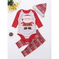 thumbnail image 6 of Viworld Holiday Family Feeling Matching Pajama Suit Santa Claus Christmas PJ Sets Plaid Sleepwear 2Pcs Pants Clothes, 6 of 6