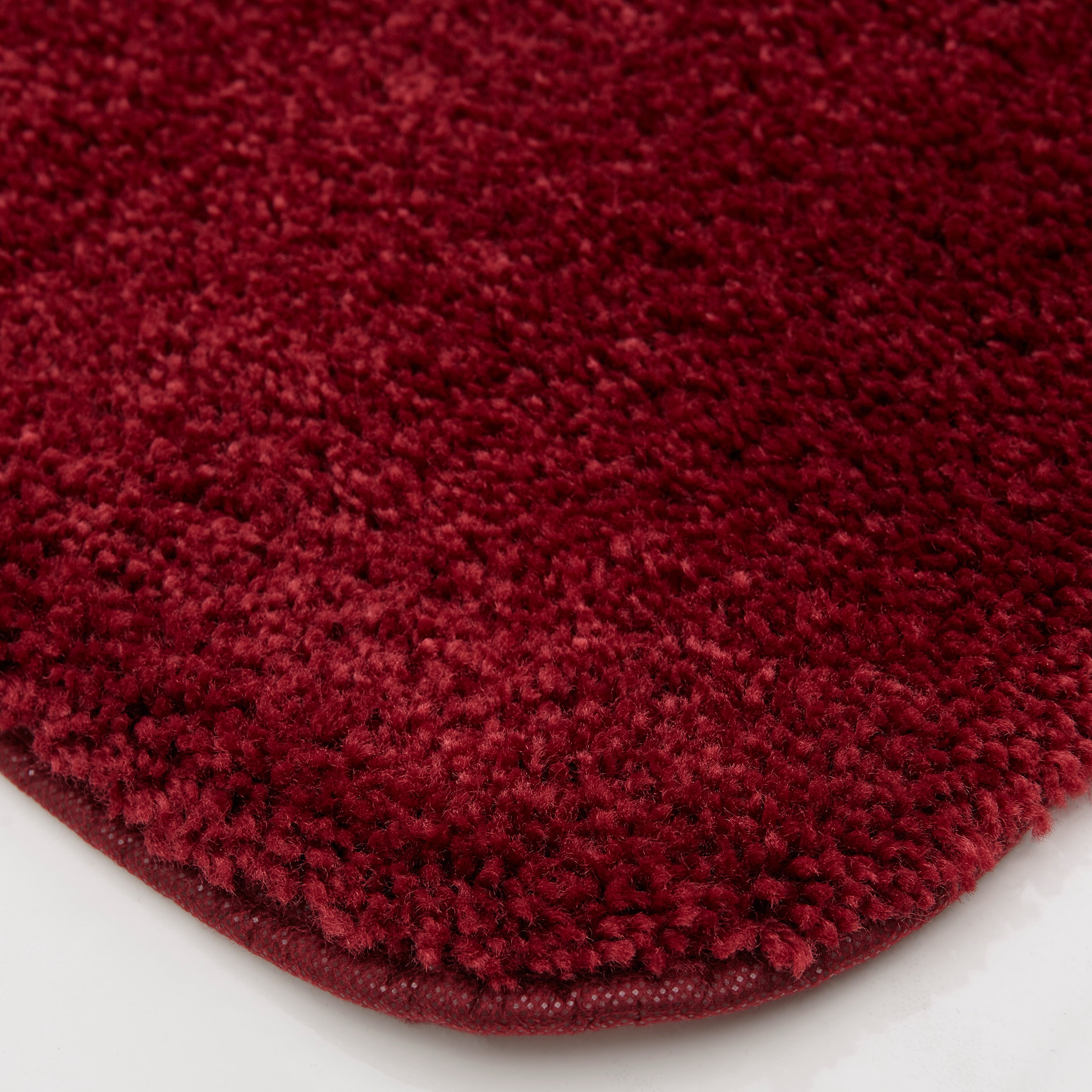 Mohawk Home Pure Perfection Nylon Bath Rug Scatter, Merlot 1'8" x 2'10"