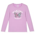 thumbnail image 2 of Sleep On It Girls 2-Piece Long Sleeved Fleece Pajama Sets - Butterfly, 7-8, 2 of 5