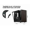 thumbnail image 5 of DIYPC DIYmATX06Wood DIY-mATX06-Wood Micro ATX Mid Tower Case Black/Walnut, 5 of 15