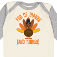 thumbnail image 4 of Inktastic Thanksgiving Dinner Holiday Turkey Boys or Girls Long Sleeve Baby Bodysuit, 4 of 5