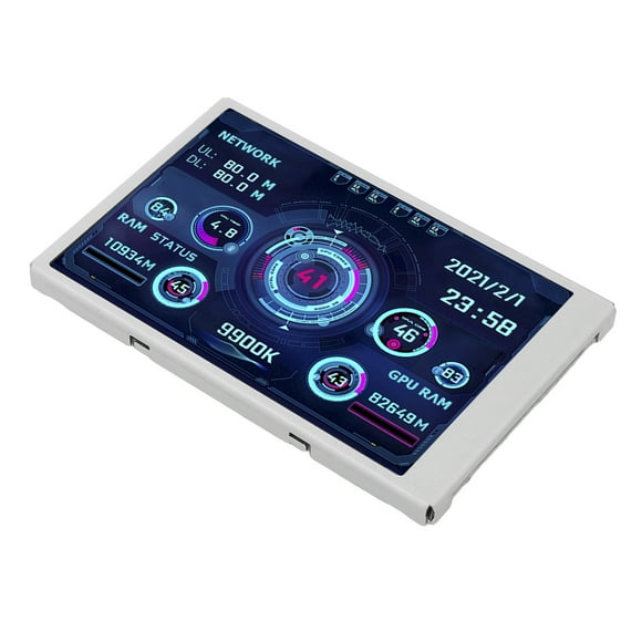 Computer Screen, Mini Monitor IPS Full View Various Modes USB Type C for Equipment