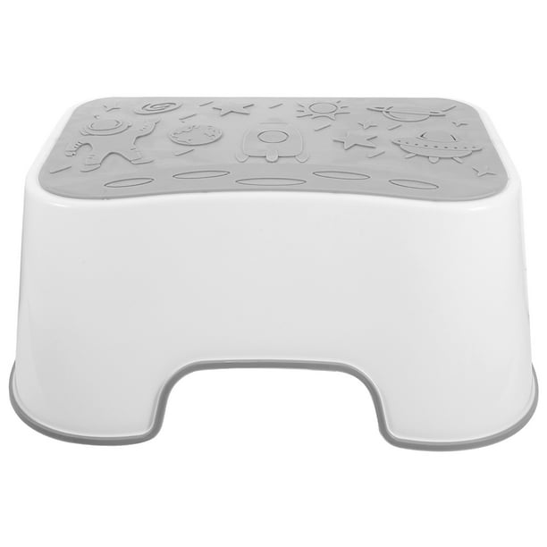 GOOHOCHY Taburete de baño firme de plástico para sentadillas, taburete para inodoro, taburete para baño