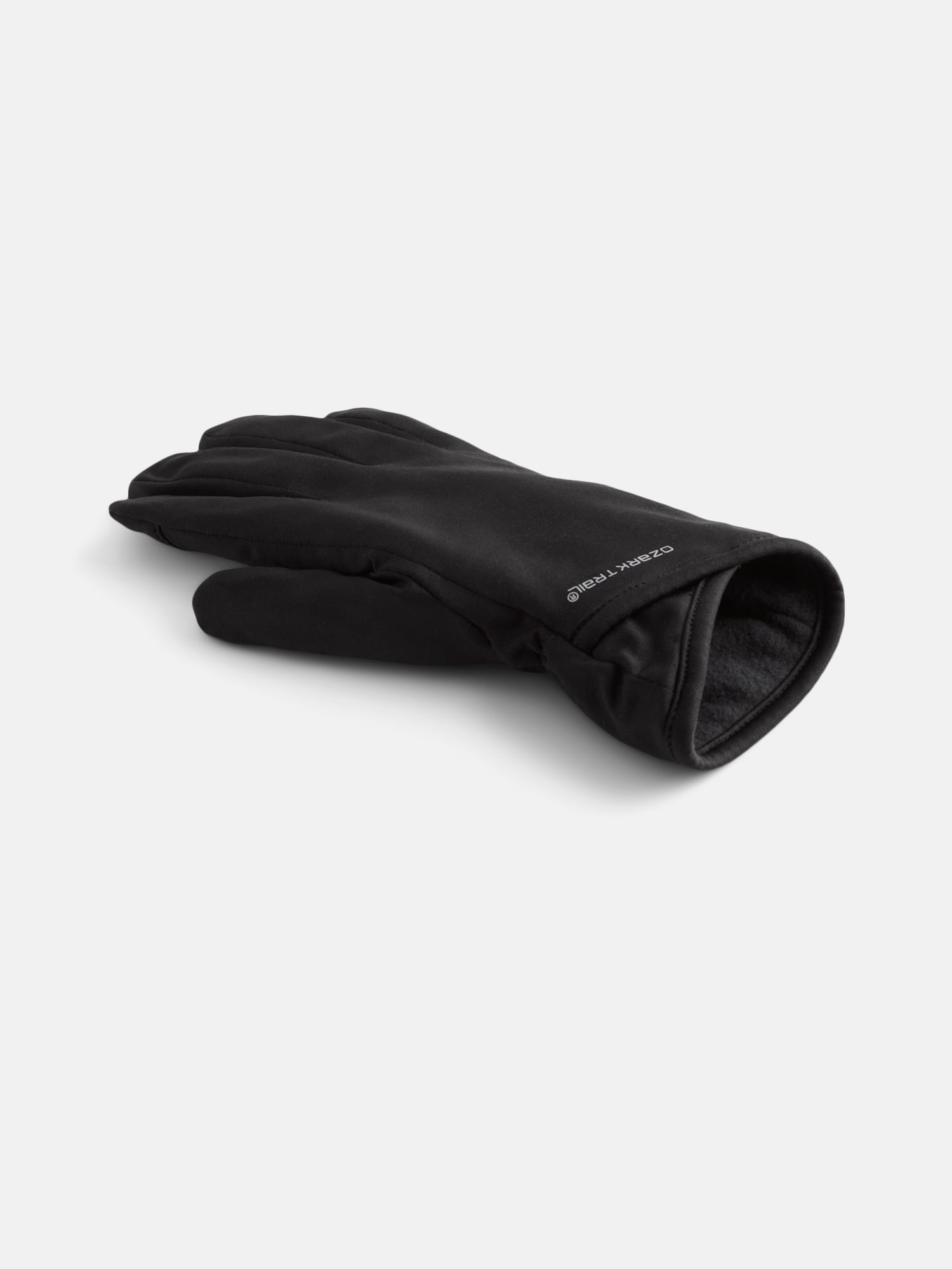 Ozark Trail Women's Ski Performance Gloves, Black Soot, S/M