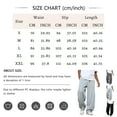thumbnail image 2 of Mohiass Men's Wide Leg Loose Sweatpants Open Bottom Drawstring Workout Gym Baggy Pants Dark Gray S, 2 of 4